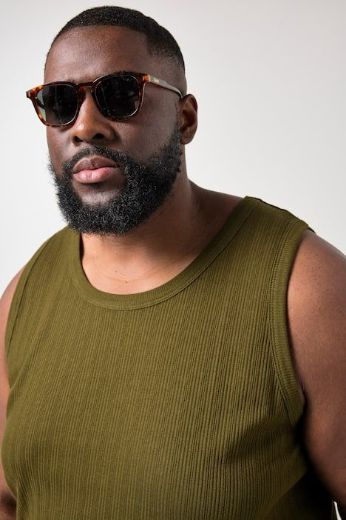 Moda za polnejše Majica bez rukava plus velikost, xxl, Ulla Popken in Johann Popken (JP1880)