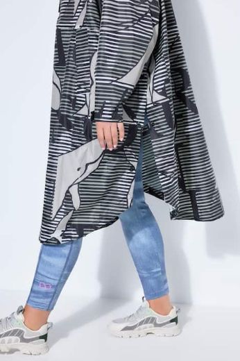 Moda za polnejše Kabanica dugih rukava s kapuljačom plus velikost, xxl, Ulla Popken in Johann Popken (JP1880)