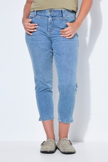 Moda za polnejše Hlače dugih nogavica povišenog struka traper plus velikost, xxl, Ulla Popken in Johann Popken (JP1880)