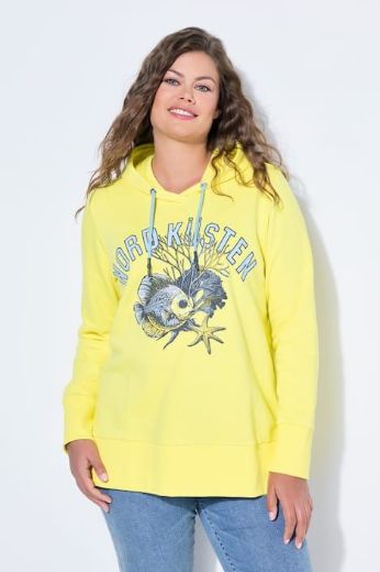 Moda za polnejše Majica dugih rukava s kapuljačom plus velikost, xxl, Ulla Popken in Johann Popken (JP1880)