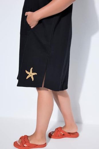 Moda za polnejše Haljina 1/2 rukavi s kapuljačom plus velikost, xxl, Ulla Popken in Johann Popken (JP1880)