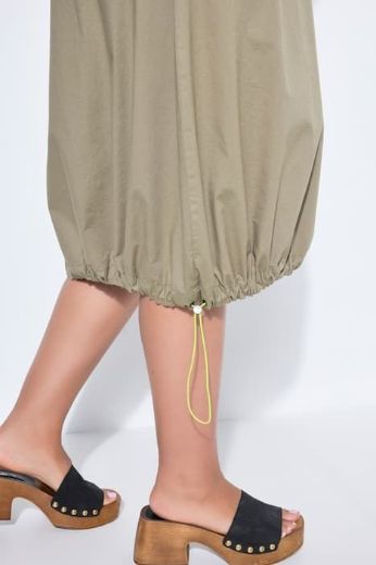 Moda za polnejše Haljina kratkih rukava s vezicom plus velikost, xxl, Ulla Popken in Johann Popken (JP1880)