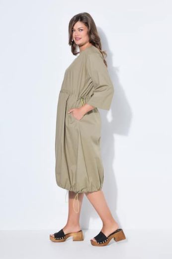 Moda za polnejše Haljina kratkih rukava s vezicom plus velikost, xxl, Ulla Popken in Johann Popken (JP1880)