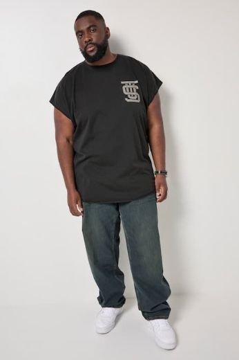 Moda za polnejše Majica kratkih rukava šireg kroja plus velikost, xxl, Ulla Popken in Johann Popken (JP1880)