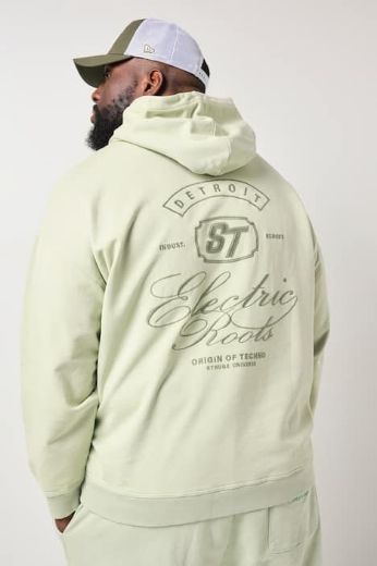 Moda za polnejše Majica dugih rukava s kapuljačom plus velikost, xxl, Ulla Popken in Johann Popken (JP1880)