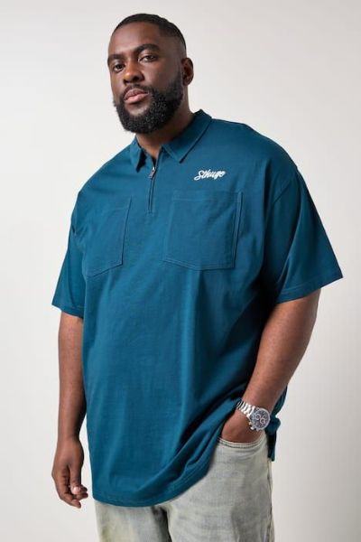 Slika Majica polo kratkih rukava s patentom