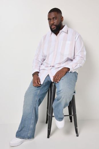 Moda za polnejše Hlače dugih nogavica traper plus velikost, xxl, Ulla Popken in Johann Popken (JP1880)