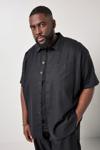 Moda za polnejše Košulja kratkih rukava od lana plus velikost, xxl, Ulla Popken in Johann Popken (JP1880)