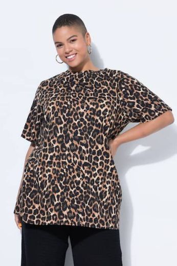 Moda za polnejše Majica kratkih rukava dužeg kroja plus velikost, xxl, Ulla Popken in Johann Popken (JP1880)