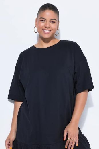 Moda za polnejše Haljina kratkih rukava A kroja plus velikost, xxl, Ulla Popken in Johann Popken (JP1880)