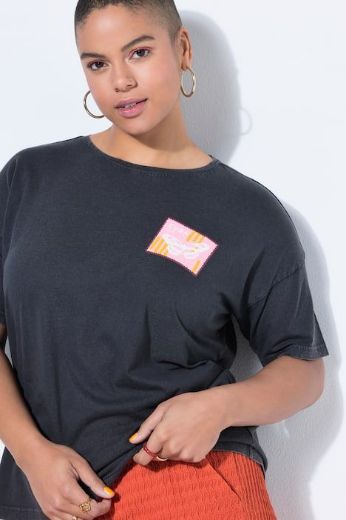 Moda za polnejše Majica kratkih rukava šireg kroja plus velikost, xxl, Ulla Popken in Johann Popken (JP1880)