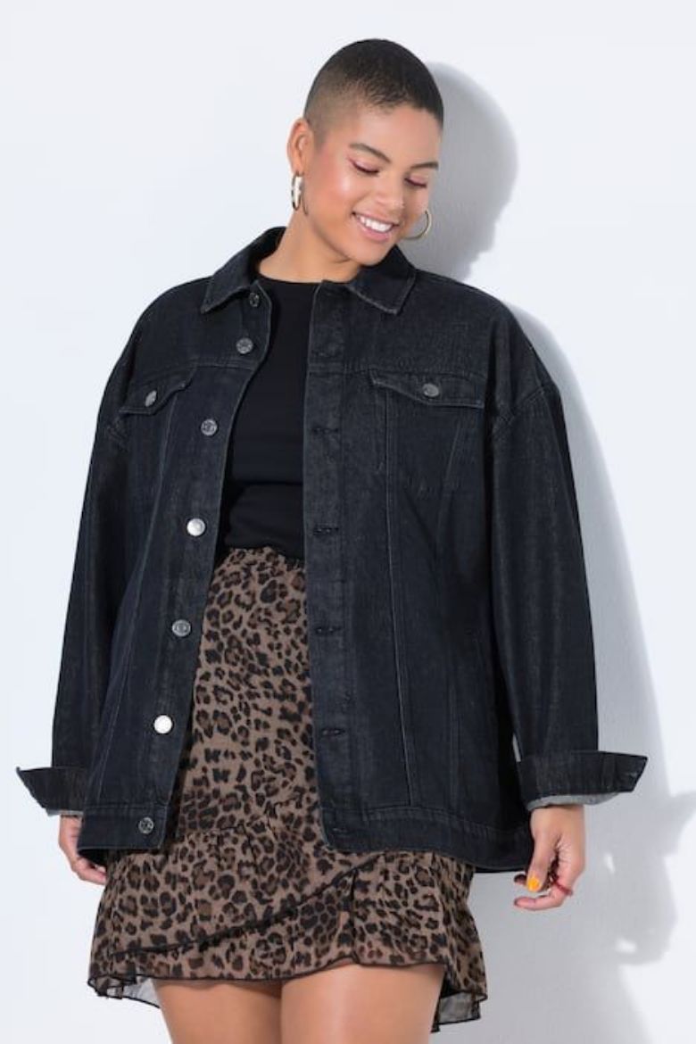 Moda za polnejše Jakna traper plus velikost, xxl, Ulla Popken in Johann Popken (JP1880)