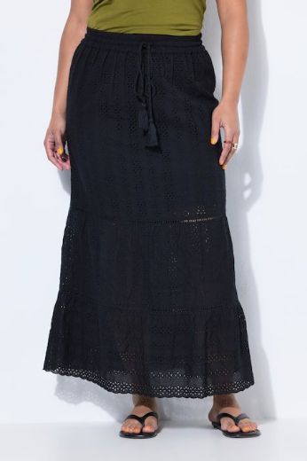 Moda za polnejše Haljina elasičnog struka s uzorkom čipke plus velikost, xxl, Ulla Popken in Johann Popken (JP1880)