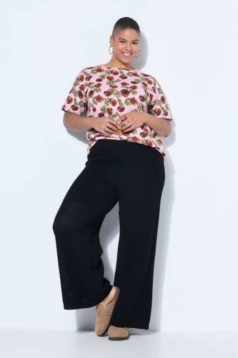 Moda za polnejše Hlače dugih nogavica šireg kroja plus velikost, xxl, Ulla Popken in Johann Popken (JP1880)