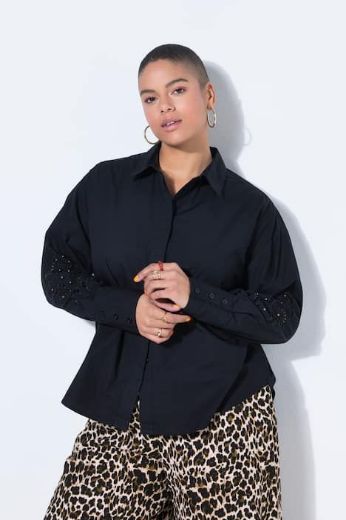 Moda za polnejše Košulja dugih rukava šireg kroja plus velikost, xxl, Ulla Popken in Johann Popken (JP1880)