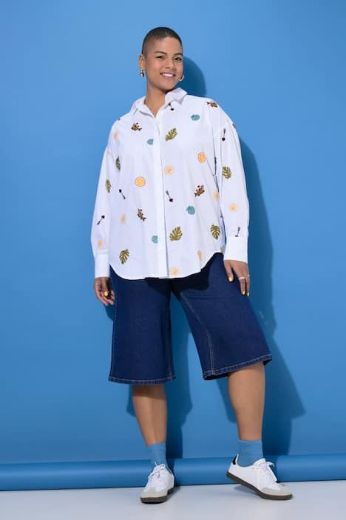 Moda za polnejše Košulja dugih rukava šireg kroja plus velikost, xxl, Ulla Popken in Johann Popken (JP1880)