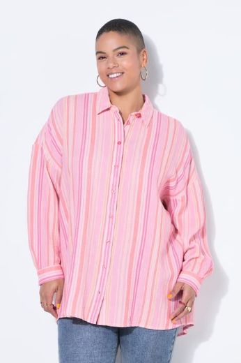 Moda za polnejše Košulja dugih rukava šireg kroja plus velikost, xxl, Ulla Popken in Johann Popken (JP1880)