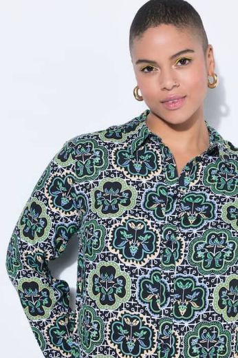 Moda za polnejše Košulja dugih rukava ravnog kroja plus velikost, xxl, Ulla Popken in Johann Popken (JP1880)