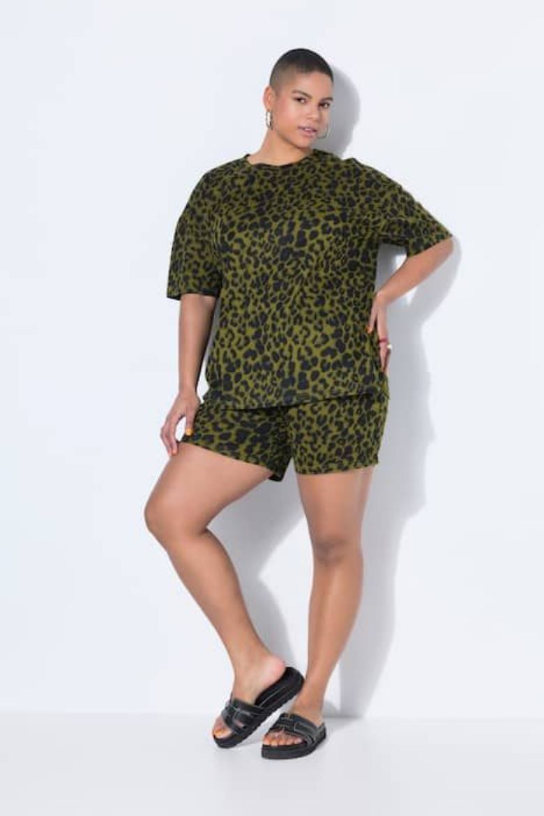 Moda za polnejše Pidžama kratki dvodijelni set plus velikost, xxl, Ulla Popken in Johann Popken (JP1880)