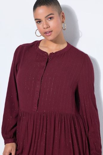 Moda za polnejše Haljina midi dugih rukava A kroja plus velikost, xxl, Ulla Popken in Johann Popken (JP1880)