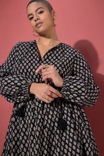 Moda za polnejše Haljina dugih rukava plus velikost, xxl, Ulla Popken in Johann Popken (JP1880)