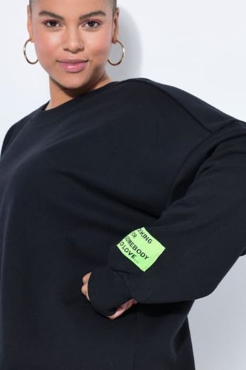 Moda za polnejše Majica dugih rukava šireg kroja plus velikost, xxl, Ulla Popken in Johann Popken (JP1880)