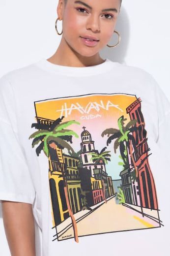 Moda za polnejše Majica kratkih rukava šireg kroja plus velikost, xxl, Ulla Popken in Johann Popken (JP1880)