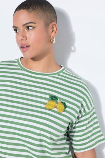 Moda za polnejše Majica kratkih rukava šireg kroja plus velikost, xxl, Ulla Popken in Johann Popken (JP1880)