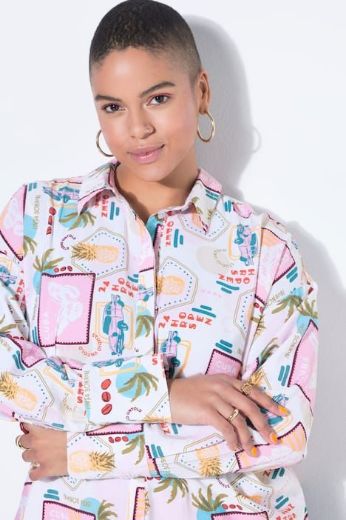 Moda za polnejše Bluza dugih rukava šireg kroja plus velikost, xxl, Ulla Popken in Johann Popken (JP1880)