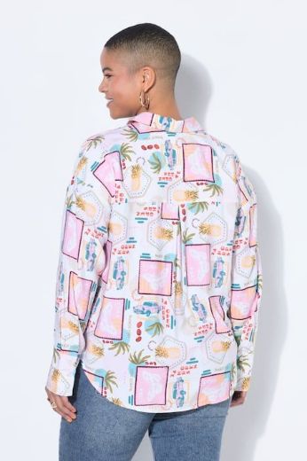 Moda za polnejše Bluza dugih rukava šireg kroja plus velikost, xxl, Ulla Popken in Johann Popken (JP1880)