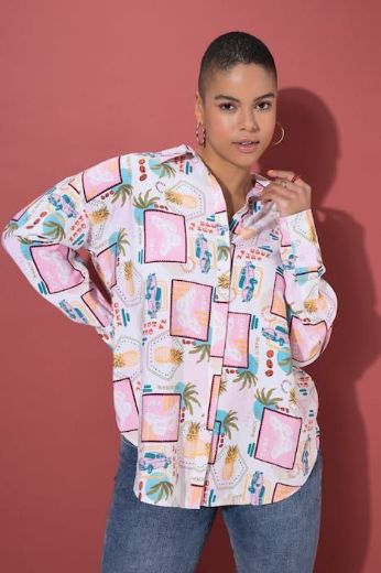 Moda za polnejše Bluza dugih rukava šireg kroja plus velikost, xxl, Ulla Popken in Johann Popken (JP1880)