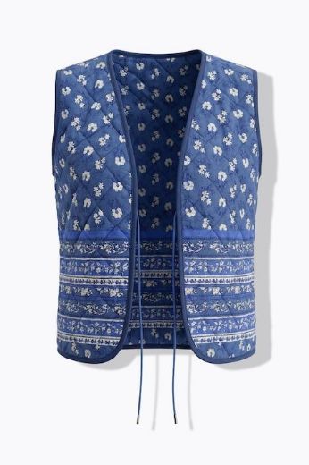 Moda za polnejše Prsluk na vezanje s cvjetnim uzorkom plus velikost, xxl, Ulla Popken in Johann Popken (JP1880)