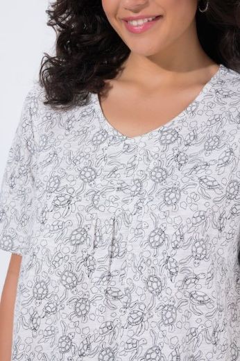 Moda za polnejše Majica kratkih rukava A kroja plus velikost, xxl, Ulla Popken in Johann Popken (JP1880)