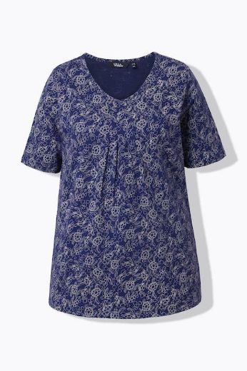 Moda za polnejše Majica kratkih rukava A kroja plus velikost, xxl, Ulla Popken in Johann Popken (JP1880)