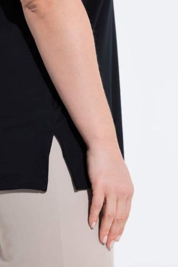 Moda za polnejše Majica kratkih rukava V izreza pamučna plus velikost, xxl, Ulla Popken in Johann Popken (JP1880)