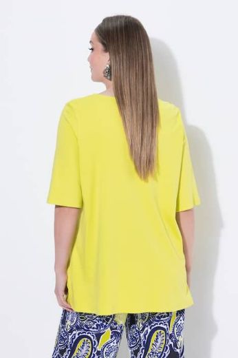 Moda za polnejše Majica kratkih rukava V izreza pamučna plus velikost, xxl, Ulla Popken in Johann Popken (JP1880)