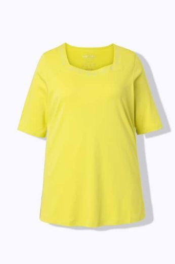 Moda za polnejše Majica kratkih rukava V izreza pamučna plus velikost, xxl, Ulla Popken in Johann Popken (JP1880)