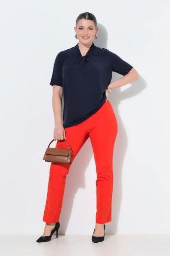 Moda za polnejše Hlače ravnih nogavica rastezljive plus velikost, xxl, Ulla Popken in Johann Popken (JP1880)