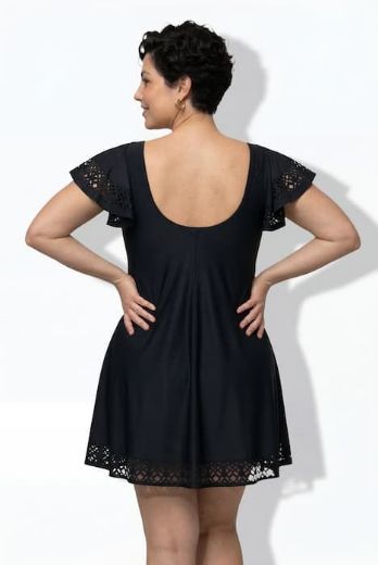 Moda za polnejše Kupaći kostim haljina s rukavima plus velikost, xxl, Ulla Popken in Johann Popken (JP1880)