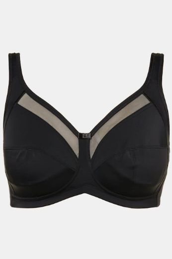 Moda za polnejše Grudnjak bez žice mrežastog obruba plus velikost, xxl, Ulla Popken in Johann Popken (JP1880)