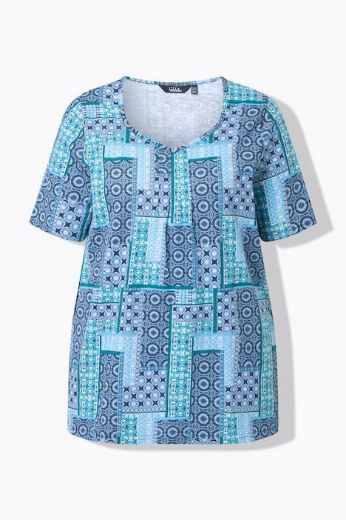 Moda za polnejše Majica kratkih rukava A kroja plus velikost, xxl, Ulla Popken in Johann Popken (JP1880)