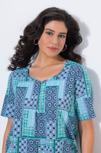 Moda za polnejše Majica kratkih rukava A kroja plus velikost, xxl, Ulla Popken in Johann Popken (JP1880)