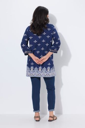 Moda za polnejše Tunika 3/4 rukava A kroja plus velikost, xxl, Ulla Popken in Johann Popken (JP1880)