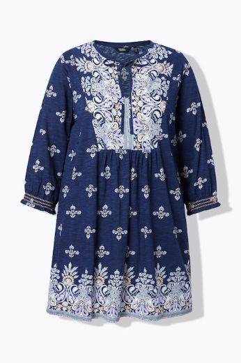 Moda za polnejše Tunika 3/4 rukava A kroja plus velikost, xxl, Ulla Popken in Johann Popken (JP1880)