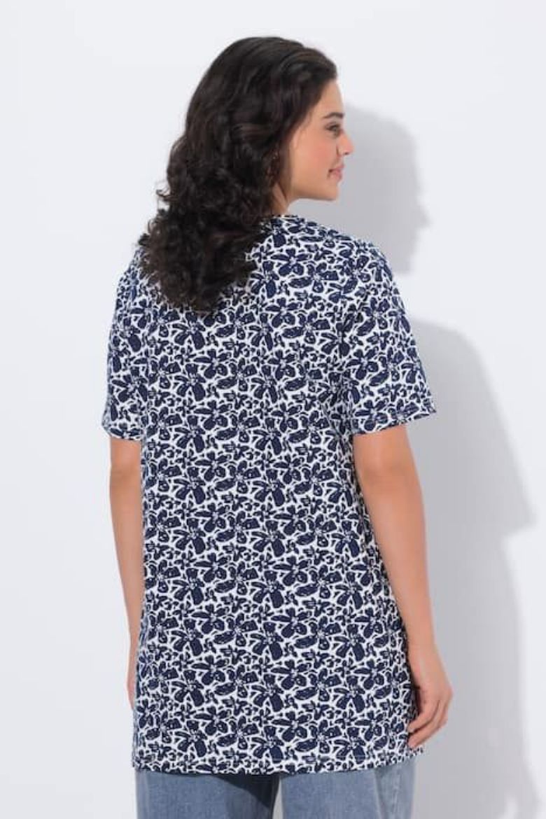 Moda za polnejše Majica kratkih rukava dužeg kroja plus velikost, xxl, Ulla Popken in Johann Popken (JP1880)