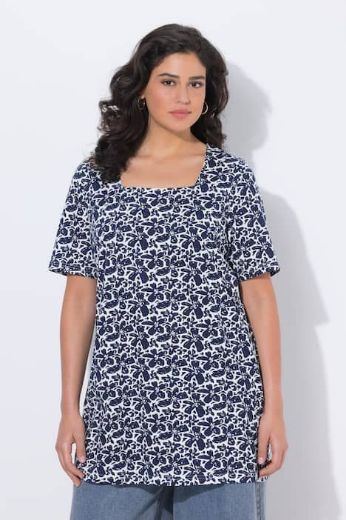 Moda za polnejše Majica kratkih rukava dužeg kroja plus velikost, xxl, Ulla Popken in Johann Popken (JP1880)