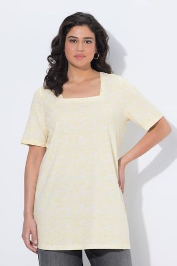 Moda za polnejše Majica kratkih rukava dužeg kroja plus velikost, xxl, Ulla Popken in Johann Popken (JP1880)