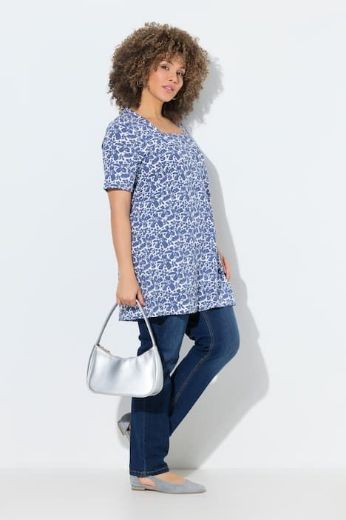 Moda za polnejše Majica kratkih rukava dužeg kroja plus velikost, xxl, Ulla Popken in Johann Popken (JP1880)