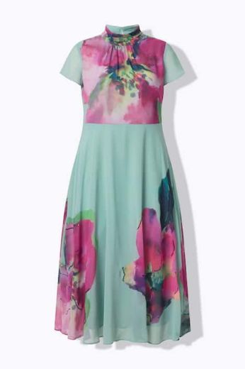 Moda za polnejše Haljina maxi bez rukava s kragnom plus velikost, xxl, Ulla Popken in Johann Popken (JP1880)