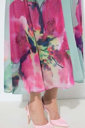 Moda za polnejše Haljina maxi bez rukava s kragnom plus velikost, xxl, Ulla Popken in Johann Popken (JP1880)